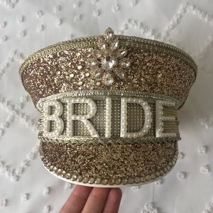 Glitter Gals - sailor shaped bride hat